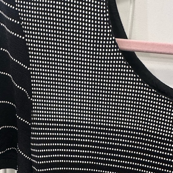 Joseph Ribkoff Black White Textured Maxi Dress Size 8 Vintage 80’s/90’s - Picture 3 of 7